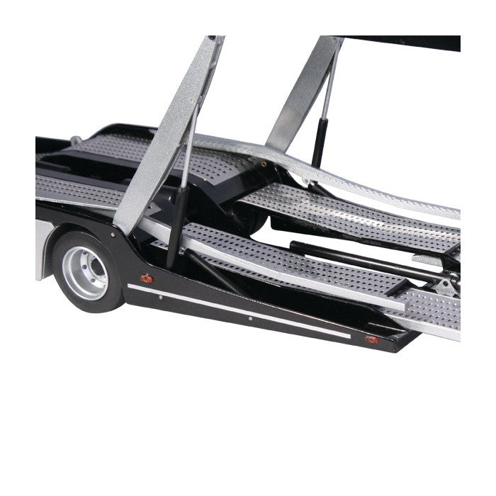 ギャラリービューアに画像をロードする, LOHR car Transporter積載車キャリアカー / メルセデス・ベンツアクトロス set #992/51 + #971 建設機械模型 工事車両NZG 1/18 ミニチュア