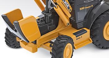 CASE 580 SR エクスカベーター 油圧ショベル ユンボ loader + hoe type bucket and shovel 2580/0 /CONRADコンラート建設機械 工事車両 1/50 ミニチュア 重機