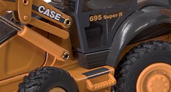 CASE 695 SR エクスカベーター 油圧ショベル ユンボ ローダーウィズ バックホー ディッパー 2581/0 /CONRADコンラート建設機械 工事車両 1/50 ミニチュア 重機