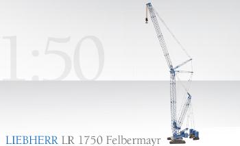 税込新品CONRAD LIEBHERR TK8 タワークレーン 1/50 建設車両、作業車