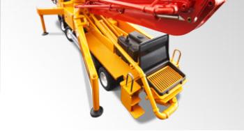ギャラリービューアに画像をロードする, PUTZMEISTER M 46-5 RZ Truckmounted コンクリートポンプ 4軸 メルセデスベンツ アクトロス 40159/0 /CONRADコンラート建設機械 工事車両 1/50 ミニチュア 重機