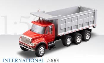 INTERNATIONAL 7000i 4軸 ダンプトラック 69105/0 /CONRADコンラート建設機械 工事車両 1/50 ミニチュア 重機
