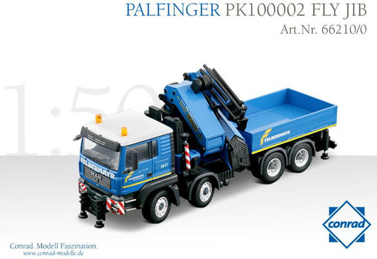 【予約】2012年発売予定 PALFINGER PK100002 + fly jib on MAN TGS 4軸 /CONRAD 1/50 建設機械 模型 66210/0