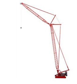 ギャラリービューアに画像をロードする, Mammoetマムート LR 1280 クローラークレーン /CONRAD 1/50 建設機械模型 ミニカー