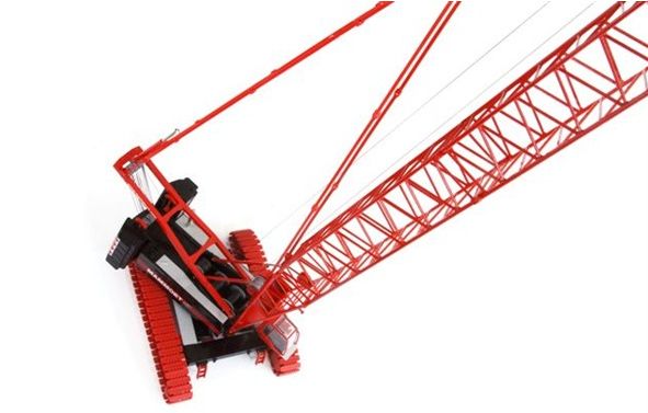 ギャラリービューアに画像をロードする, Mammoetマムート LR 1280 クローラークレーン /CONRAD 1/50 建設機械模型 ミニカー