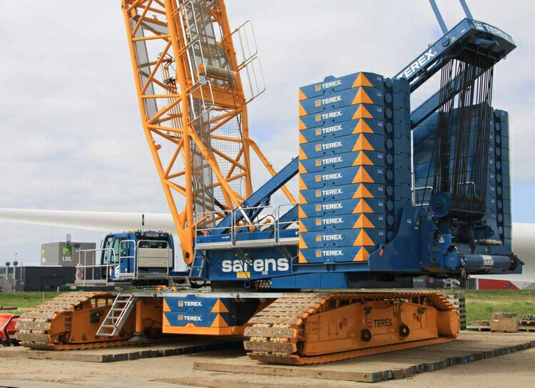 ギャラリービューアに画像をロードする, 【予約】11月以降発売予定Sarens Terex Superlift 3800 Lattice Boom クローラークレーン /建設機械模型 工事車両 Conrad 1/50 ミニチュア