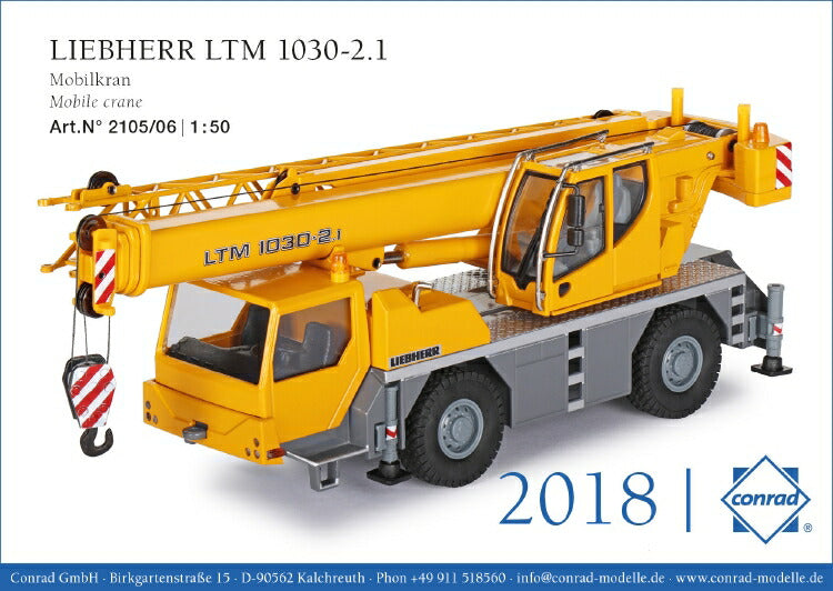 リープヘル模型 予約】Liebherrリープヘル LTM1110-5.2 Mobile Crane モバイル