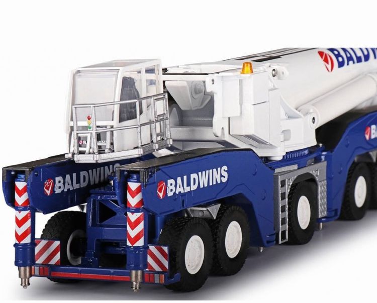ギャラリービューアに画像をロードする, Baldwins Demag AC 1000 telescopic craneモバイルクレーン /Conrad 1/50 建設機械 模型ミニカー はたらく車