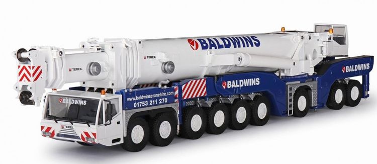 ギャラリービューアに画像をロードする, Baldwins Demag AC 1000 telescopic craneモバイルクレーン /Conrad 1/50 建設機械 模型ミニカー はたらく車
