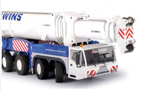ギャラリービューアに画像をロードする, Baldwins Demag AC 1000 telescopic craneモバイルクレーン /Conrad 1/50 建設機械 模型ミニカー はたらく車