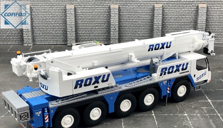 ギャラリービューアに画像をロードする, Liebherrリープヘル LTM 1110-5.1 5axle mobile crane - Gruas ROXU モバイルクレーン /Conrad 建設機械模型 工事車両 1/50 ミニカー