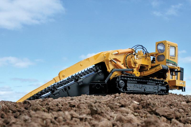 ギャラリービューアに画像をロードする, Vermeerヴァーミヤー T1255 track trencher 1/50 TWH086-09002 建設機械模型 ミニチュア 重機