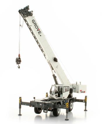 ギャラリービューアに画像をロードする, Groveグローブ RT540E ホワイトバージョン ラフテレーンクレーン 1/50 建機模型 工事車両 /TWH079-01239 重機