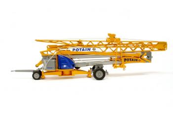 Potain Igo Potainイエロー タワークレーン 1/50 建機模型 工事車両 /TWH001-01002 重機