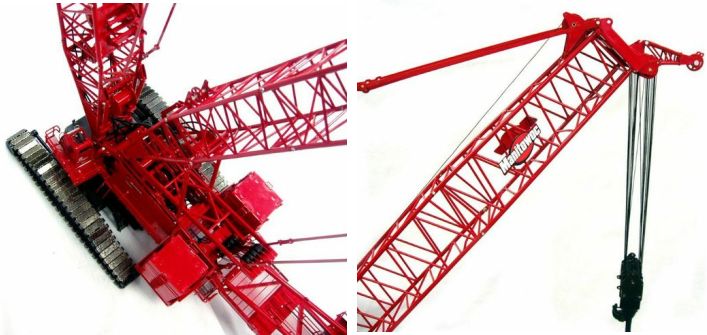 ギャラリービューアに画像をロードする, Manitowocマニトワック 18000 クローラークレーン レッド 300台限定 /TWH 1/50 建設機械模型