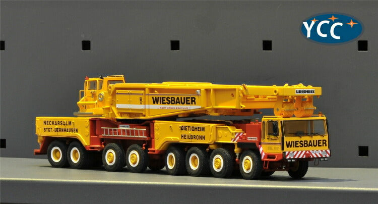ギャラリービューアに画像をロードする, 【予約】8月以降発売予定LIEBHERRリープヘル LTM1800 Wiesbauer リミテッドエディション 135台限定 モバイルクレーン/建設機械模型 工事車両 1/50 ミニチュア