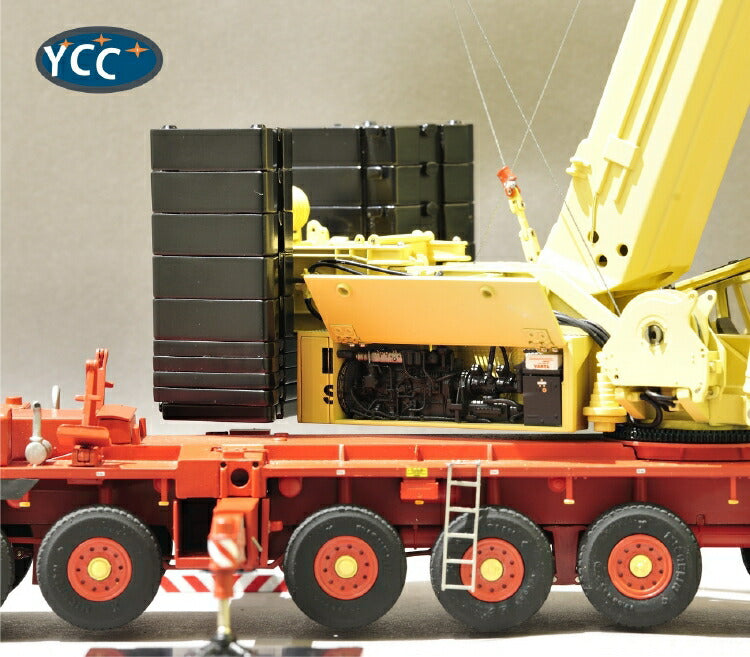 ギャラリービューアに画像をロードする, 【予約】LIEBHERR LTM 1400リープヘル モバイルクレーンBAUMANN YCC 1/50 建設機械 模型ミニカー はたらく車重機