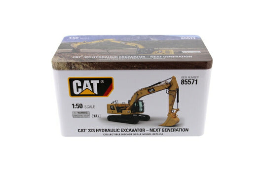 Cat 323 Hydraulic Excavatorショベル /建設機械模型 工事車両 Diecast masters 1/50 ミニチュア