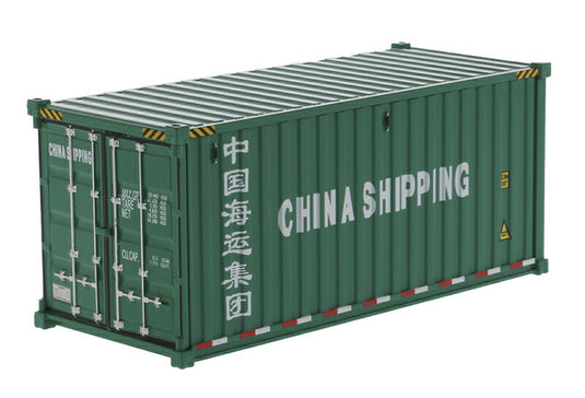 China Shipping - 20' Dry Goods Shipping Container /ダイキャストマスターズ 1/50 ミニチュア トラック 建設機械模型 工事車両