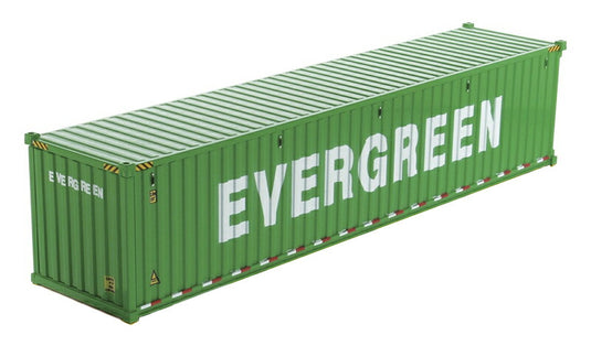 Evergreen - 40' Dry Goods Shipping Container /ダイキャストマスターズ 1/50 ミニチュア トラック 建設機械模型 工事車両