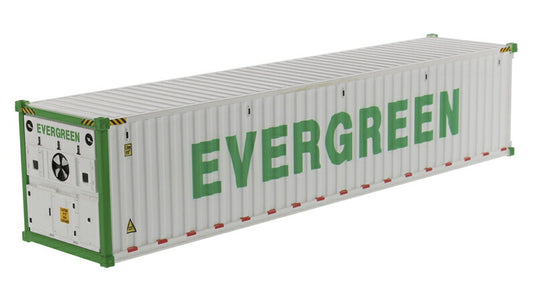 EverGreen - 40' Refrigerated Shipping Container in White /ダイキャストマスターズ 1/50 ミニチュア トラック 建設機械模型 工事車両