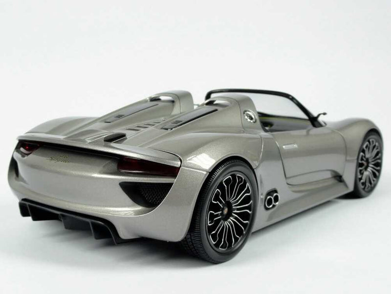 ギャラリービューアに画像をロードする, ポルシェ特注 Porsche 918 スパイダー グレーメタリック /Minichampsミニチャンプス 1/18 ミニカー
