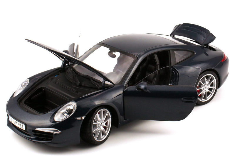 ギャラリービューアに画像をロードする, ポルシェ特注 Porsche 911 カレラ S, dunkelblaumetallic /ミニチャンプス 1/18 ミニカー
