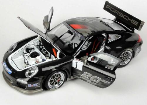ギャラリービューアに画像をロードする, ポルシェ特注 Porsche 911 (997) GT3 カレラカップ2010 /PMAミニチャンプス 1/18 ミニカー