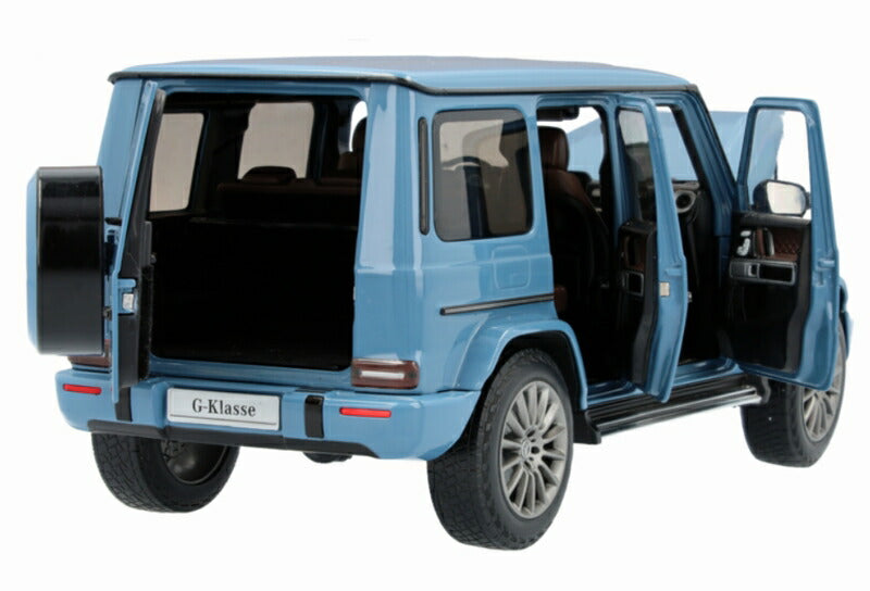 ギャラリービューアに画像をロードする, 【予約】メルセデスディーラー特注Mercedes-Benz G-Klasse AMG Line W463 2018 vintageblau uni /Minichamps 1/18 ミニカー