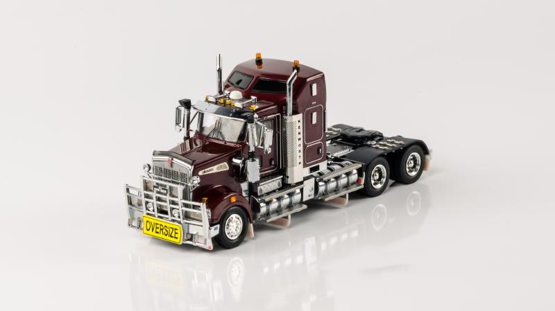 ギャラリービューアに画像をロードする, 【予約】3-5月以降発売予定Kenworth T909 Prime Mover ビンテージ バーガンディ トラック トラクタヘッド/DRAKE 1/50 模型