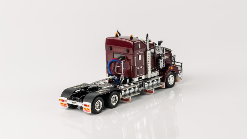 ギャラリービューアに画像をロードする, 【予約】3-5月以降発売予定Kenworth T909 Prime Mover ビンテージ バーガンディ トラック トラクタヘッド/DRAKE 1/50 模型