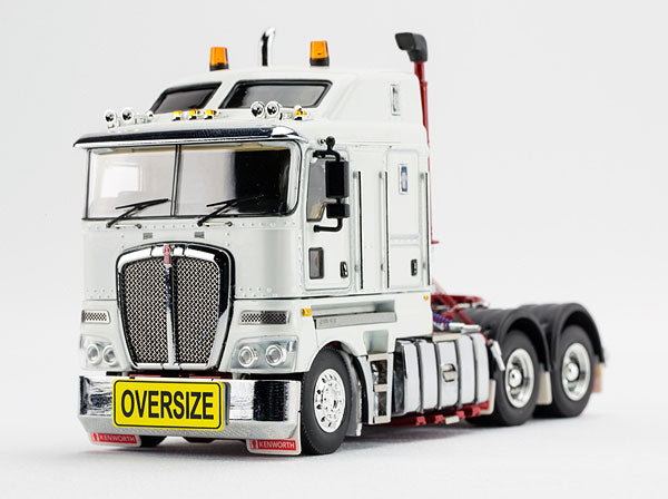 ギャラリービューアに画像をロードする, 【予約】5月以降発売予定Kenworth K200 Prime Mover ホワイト レッドシャーシ トラクタヘッド トラック /DRAKE 1/50 模型