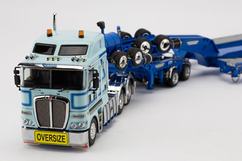 ギャラリービューアに画像をロードする, 【予約】5月以降発売予定McAleese Kenworth K200 Prime Mover Drakeトレーラー2x8 Dolly + 3x8 Swingwing /DRAKE 1/50 模型