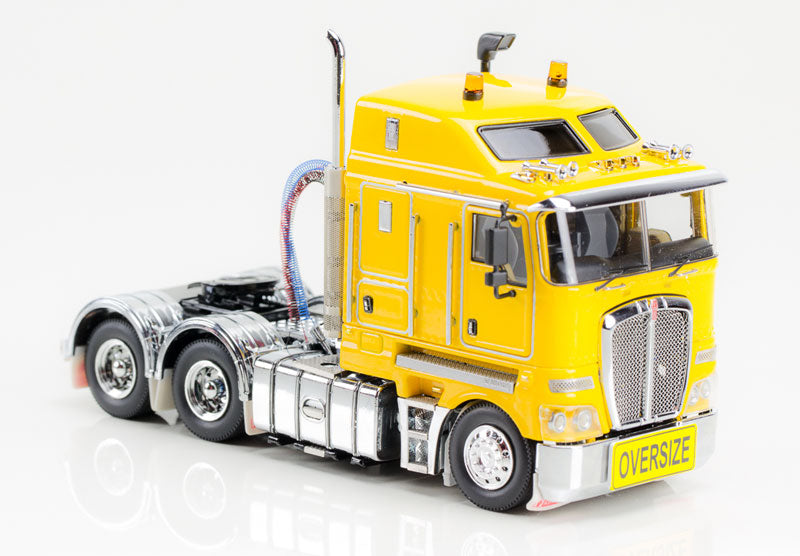ギャラリービューアに画像をロードする, Kenworth K200 Prime Mover in Chrome Yellow トラック トラクタヘッド /DRAKE 建設機械模型 工事車両 1/50 ミニチュア