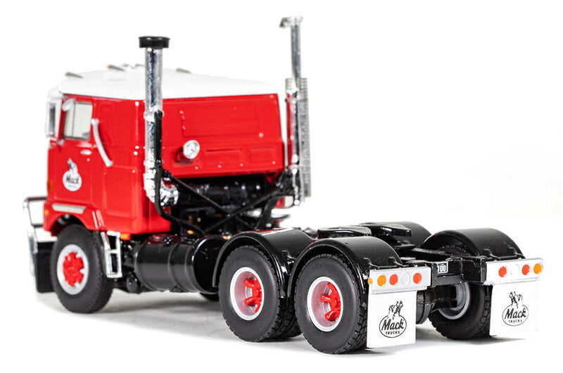 ギャラリービューアに画像をロードする, 【予約】Mack Trucks Mack F700 in Red トラクタヘッド トラック /建設機械模型 工事車両 Drake 1/50 ミニチュア