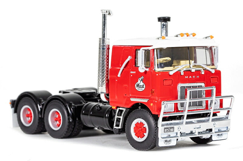 ギャラリービューアに画像をロードする, 【予約】Mack Trucks Mack F700 in Red トラクタヘッド トラック /建設機械模型 工事車両 Drake 1/50 ミニチュア