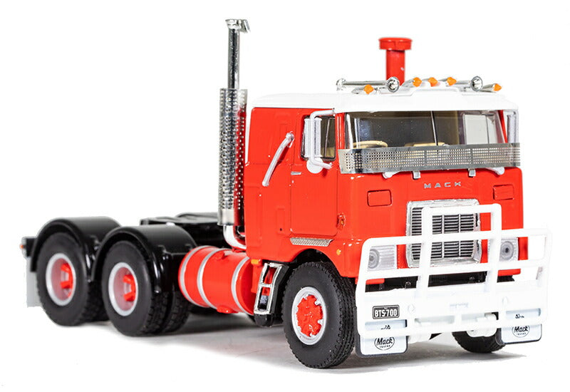 ギャラリービューアに画像をロードする, 【予約】Mack F700 in Orange トラクタヘッド トラック /建設機械模型 工事車両 Drake 1/50 ミニチュア