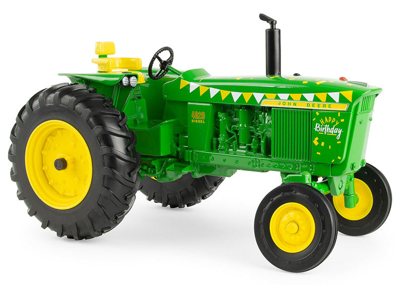 John Deereジョンディア 4020 Tractor - Happy Birthday Version /ERTL 1/16 ミニチュア  トラクター トラック 農業機械模型