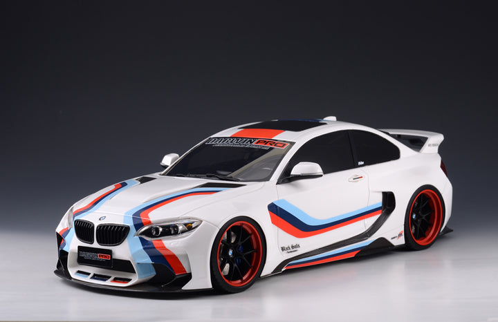 ギャラリービューアに画像をロードする, BMW - 2-SERIES M235 DARWINPRO MTC BLACK SAILS WIDEBODY 2015 - WHITE /Glm Models 1/18 ミニカー