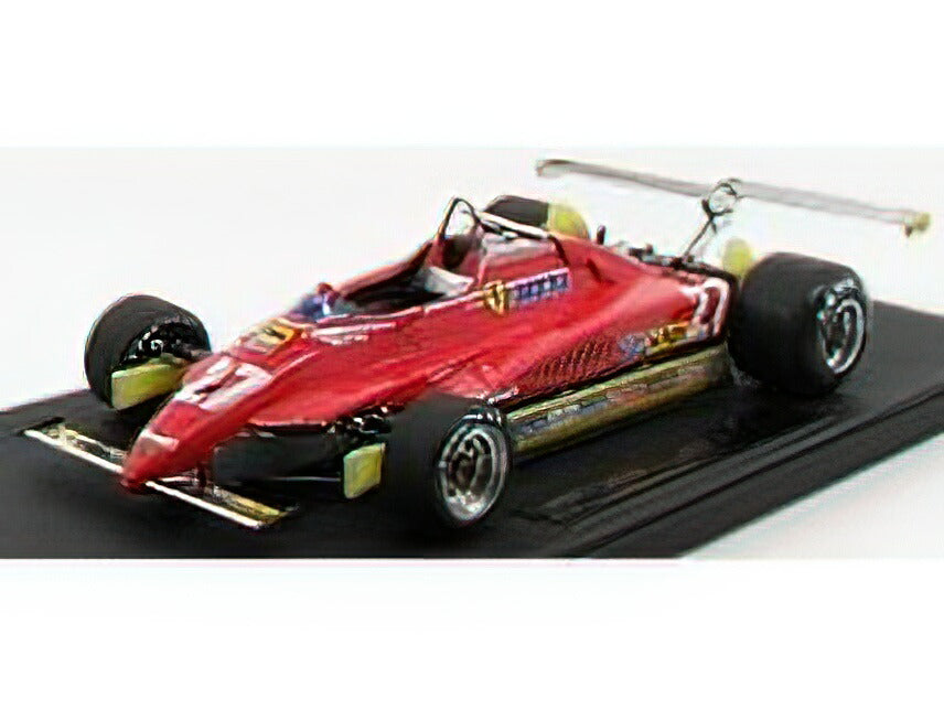 【予約】2023年発売予定FERRARI - F1 126C2 N 27 LONG BEACH GP 1982 GILLES VILLENEUVE -  TWIN REAR SPOILER - RED /GP Replicas 1/18ミニカー