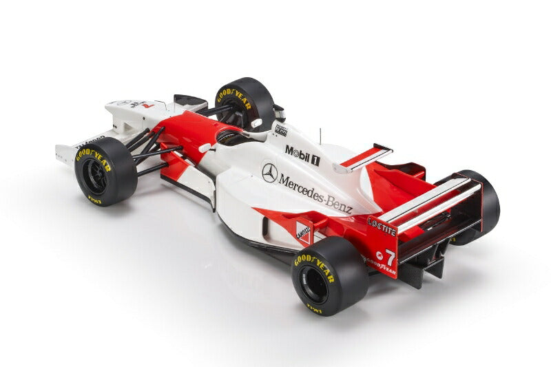 ギャラリービューアに画像をロードする, McLAREN F1 MP4/11 3.0L V10 TEAM MERCEDES センターウィング N 7 6位 モナコGP 1996 ミカ・ハッキネン 展示ケース付 / GP Replicas 1/18 ミニカー