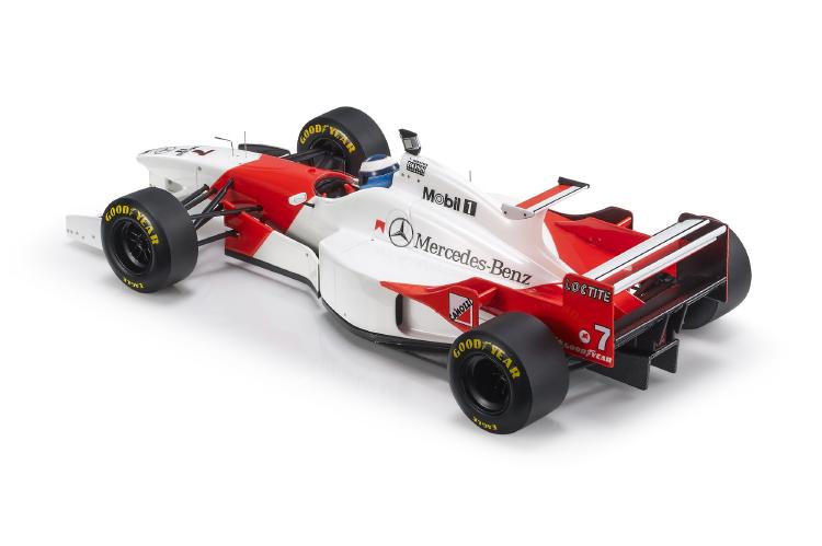 ギャラリービューアに画像をロードする, McLaren MP4 11 1996年 F1 モナコGP #7 M ハッキネン ディスプレイケース付き/ GP Replicas 1/18 ミニカー