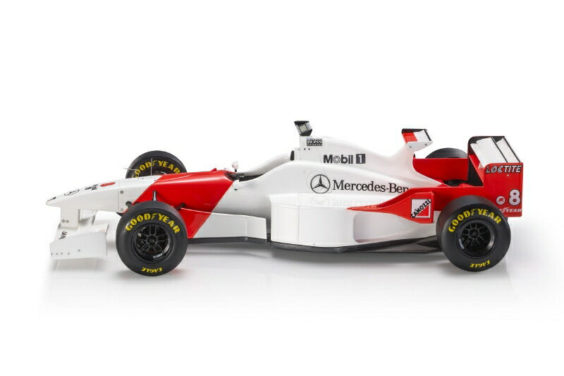 ギャラリービューアに画像をロードする, McLAREN F1 MP4/11 3.0L V10 TEAM MERCEDES センターウィング N 8 2位 モナコGP 1996 デイヴィッド・クルサード 展示ケース付 / GP Replicas 1/18 ミニカー