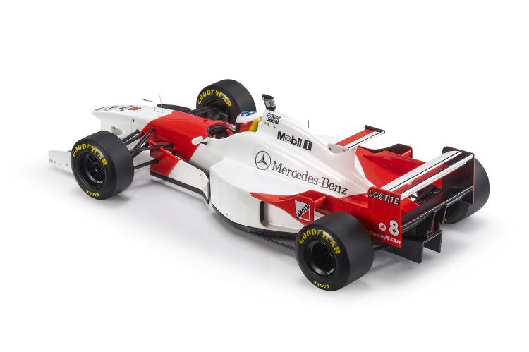ギャラリービューアに画像をロードする, McLaren MP4 11 1996年 F1 モナコGP #8 D クルサード ディスプレイケース付き/ GP Replicas 1/18 ミニカー