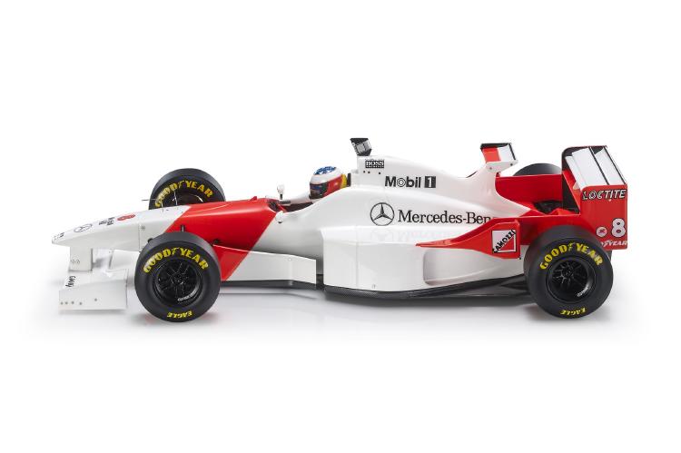 ギャラリービューアに画像をロードする, McLaren MP4 11 1996年 F1 モナコGP #8 D クルサード ディスプレイケース付き/ GP Replicas 1/18 ミニカー