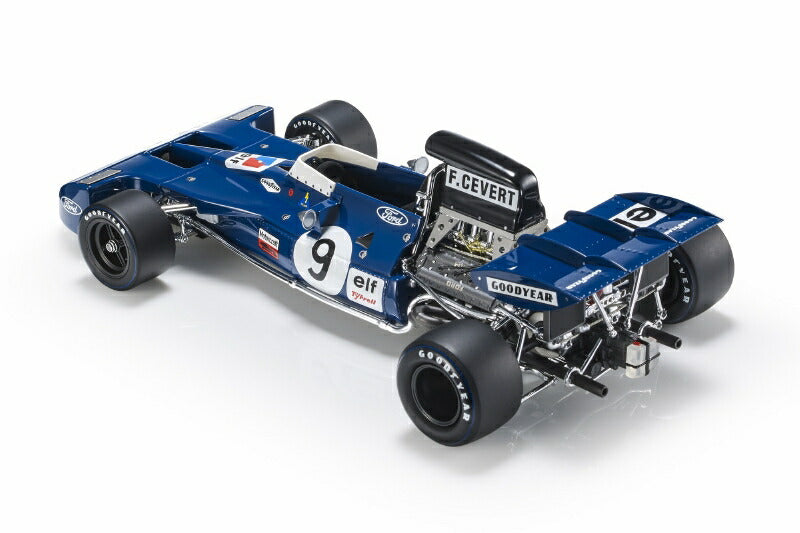 ギャラリービューアに画像をロードする, Tyrrell 002 1971年 F1 アメリカGP 優勝 #9 F セベール ディスプレイケース付き/ GP Replicas 1/18 ミニカー