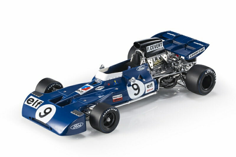 ギャラリービューアに画像をロードする, Tyrrell 002 1971年 F1 アメリカGP 優勝 #9 F セベール ディスプレイケース付き/ GP Replicas 1/18 ミニカー