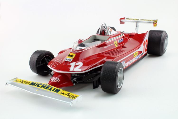 ギャラリービューアに画像をロードする, 312 T4 Gilles Villeneuveビルヌーブ F1 /GP Replicas 1/12 ミニカー