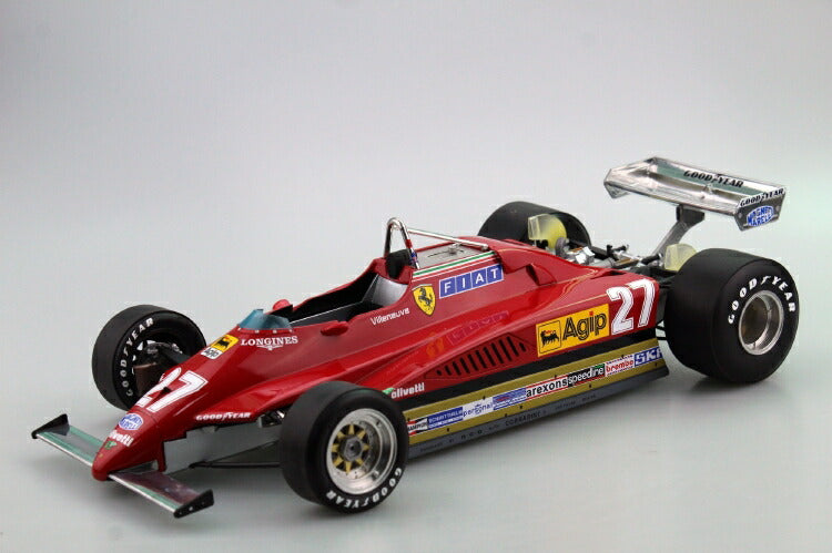 ギャラリービューアに画像をロードする, Ferrariフェラーリ 126 C2 1982 GP Zolder Villeneuve / GP Replicas 1/12 ミニカー