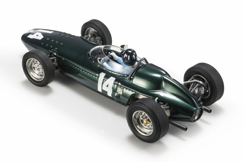 ギャラリービューアに画像をロードする, BRM P57 1962年 F1 イタリアGP 優勝 #14 G ヒル ディスプレイケース付き/ GP Replicas 1/18 ミニカー
